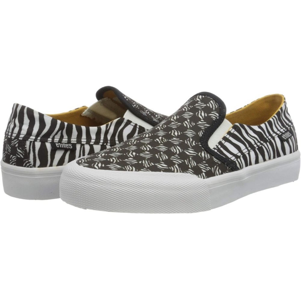 Etnies animal print slide on sneakers